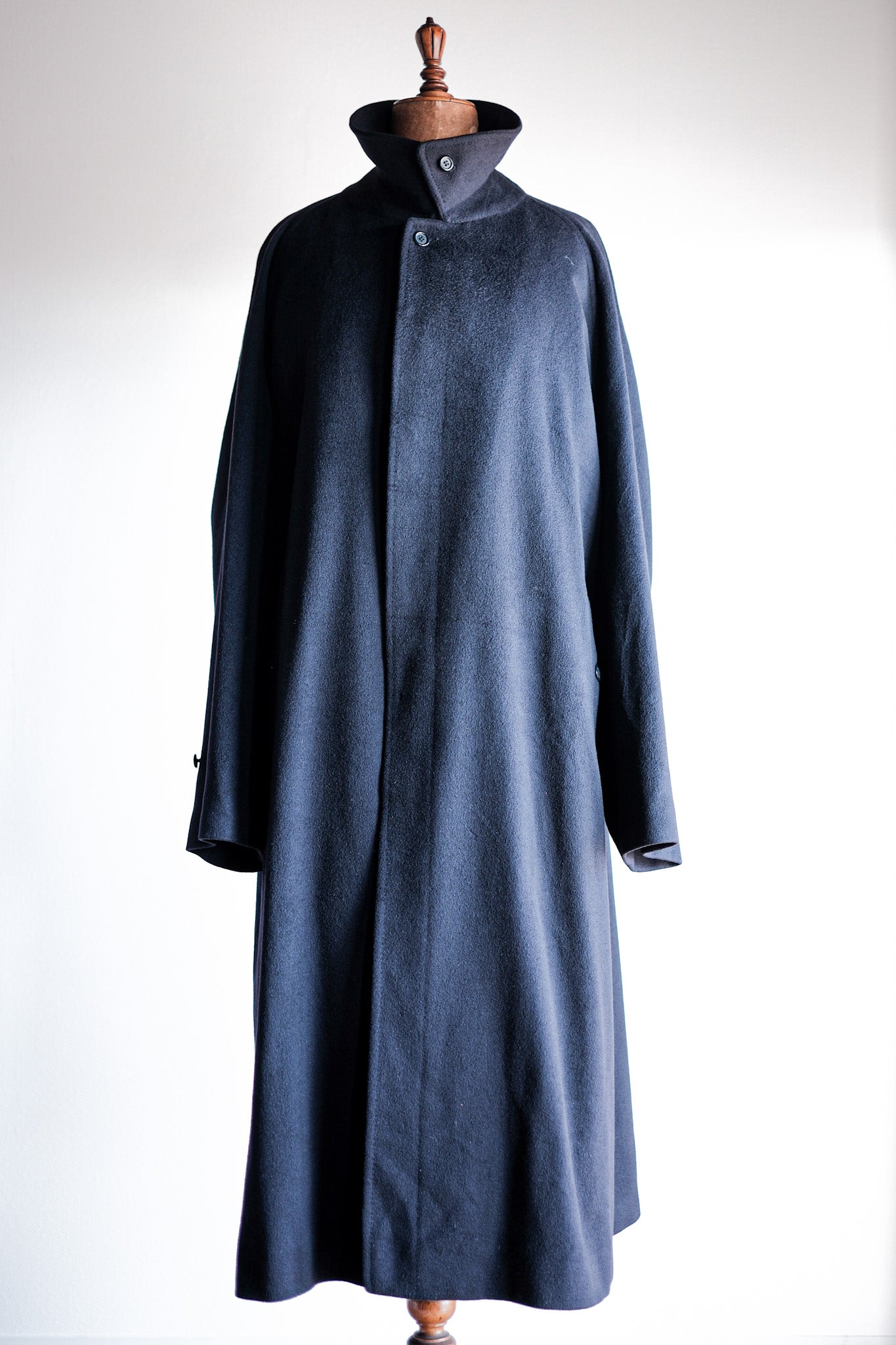 【~90's】Vintage Burberry's Single Raglan Balmacaan Coat Size.60RX "PURE CASHMERE"