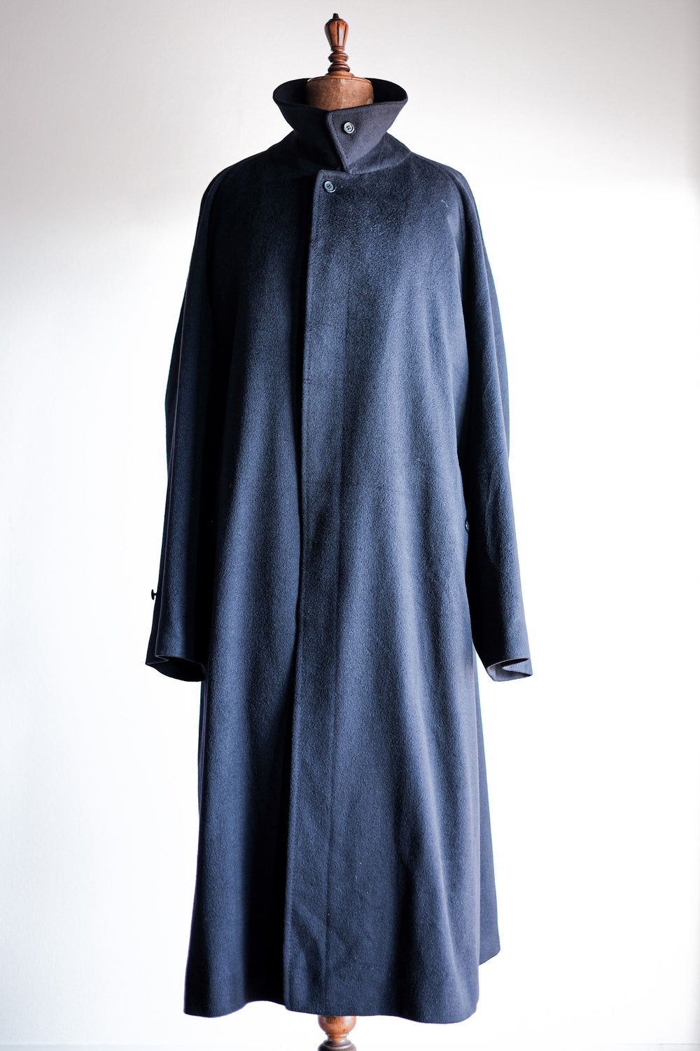 ［~90's］Vintage Burberry's Single Raglan Balmacaan Coat Size.60RX "PURE CASHMERE"