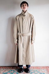 【~80's】Vintage Burberry's Single Raglan Rider Coat Size.52RL