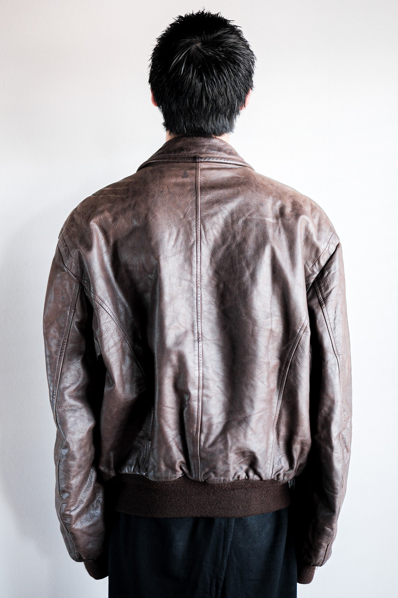 ［~90's］Old SERAPHIN Leather Jacket Size.52