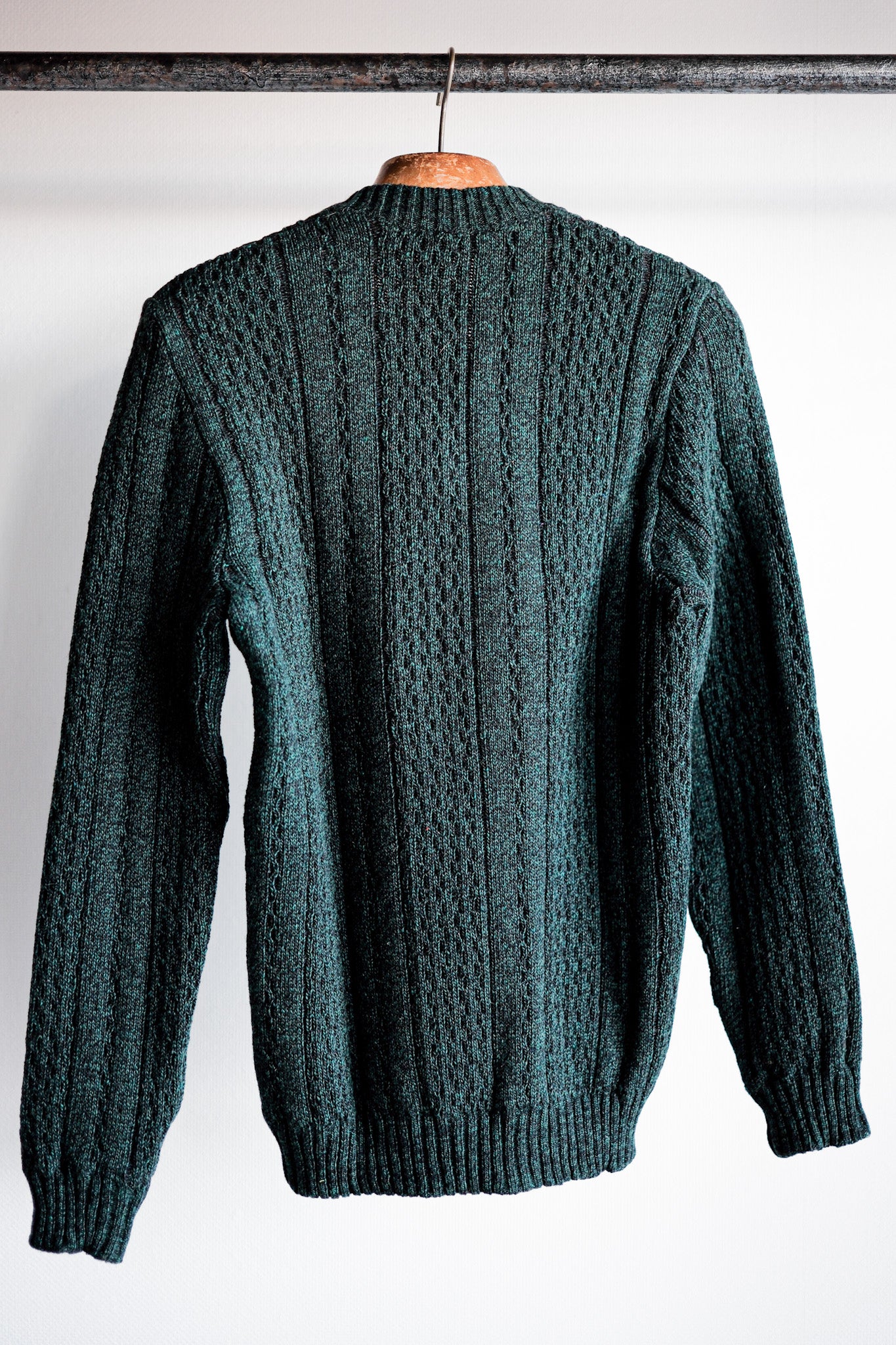 ［~60's］French Vintage V-neck Wool Sweater "Dead Stock"