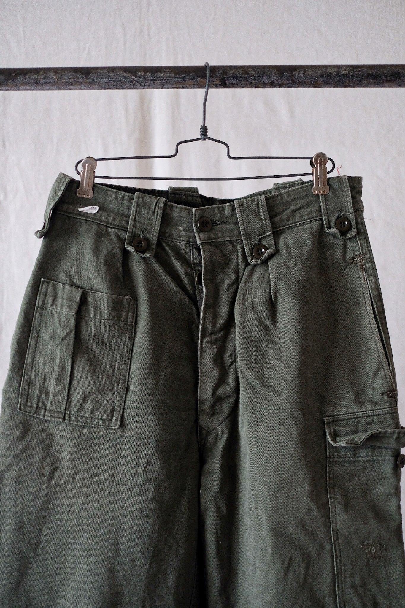 [~ 80's] pantalon de terrain de l'armée belge