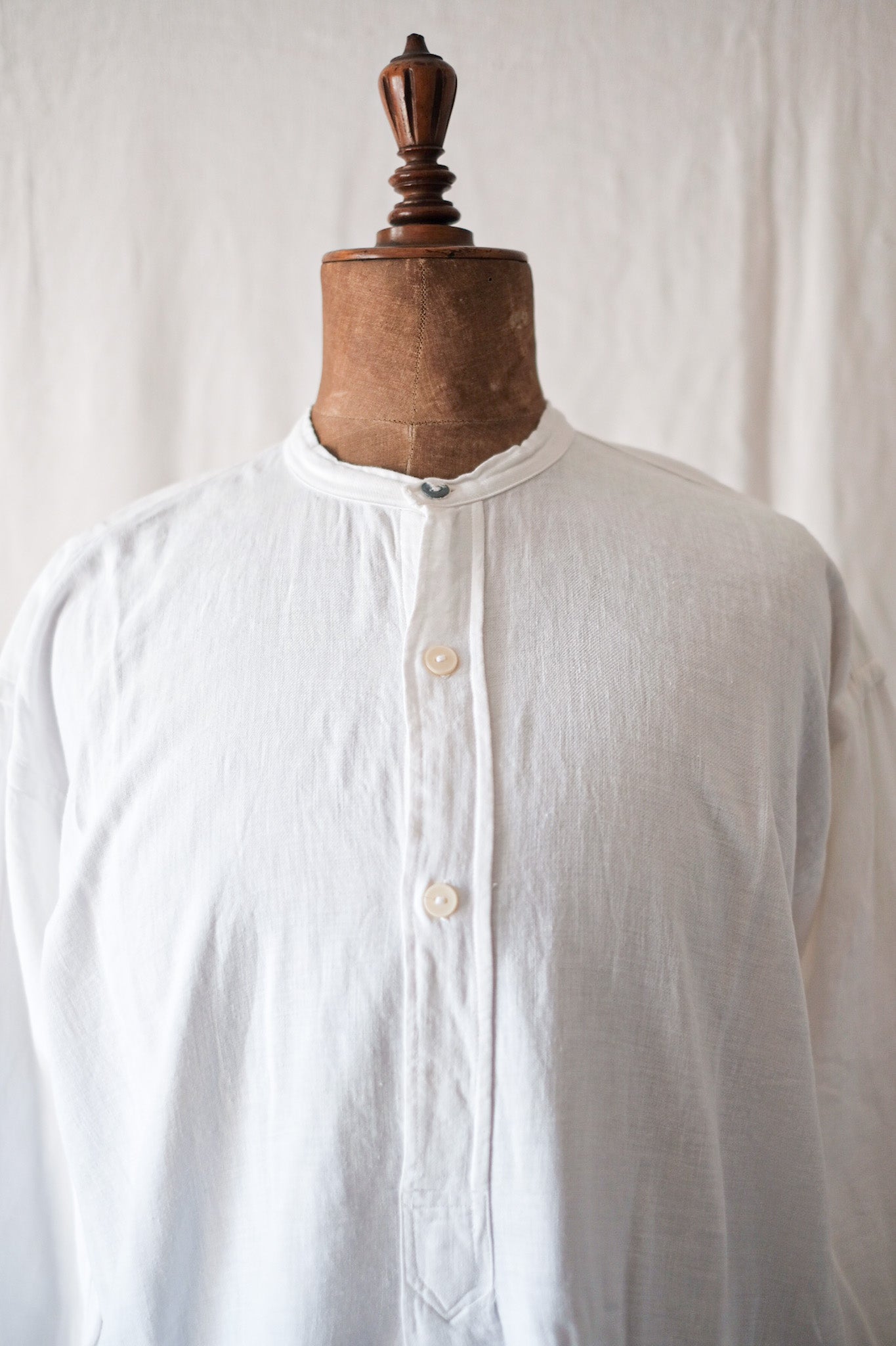 【~40's】French Vintage Grandpa Shirt