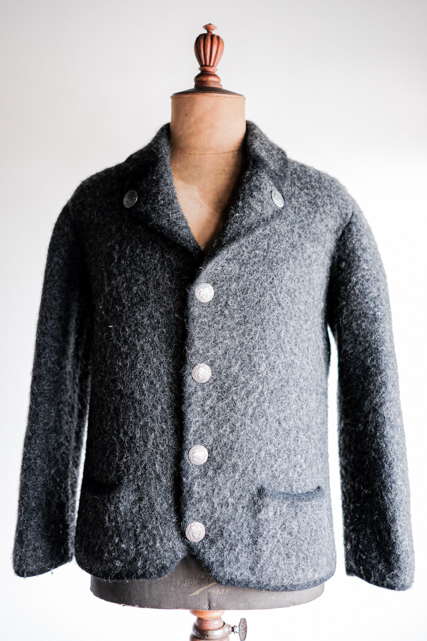 【~80's】HOFER Tyrolean Wool Jacket Size.44