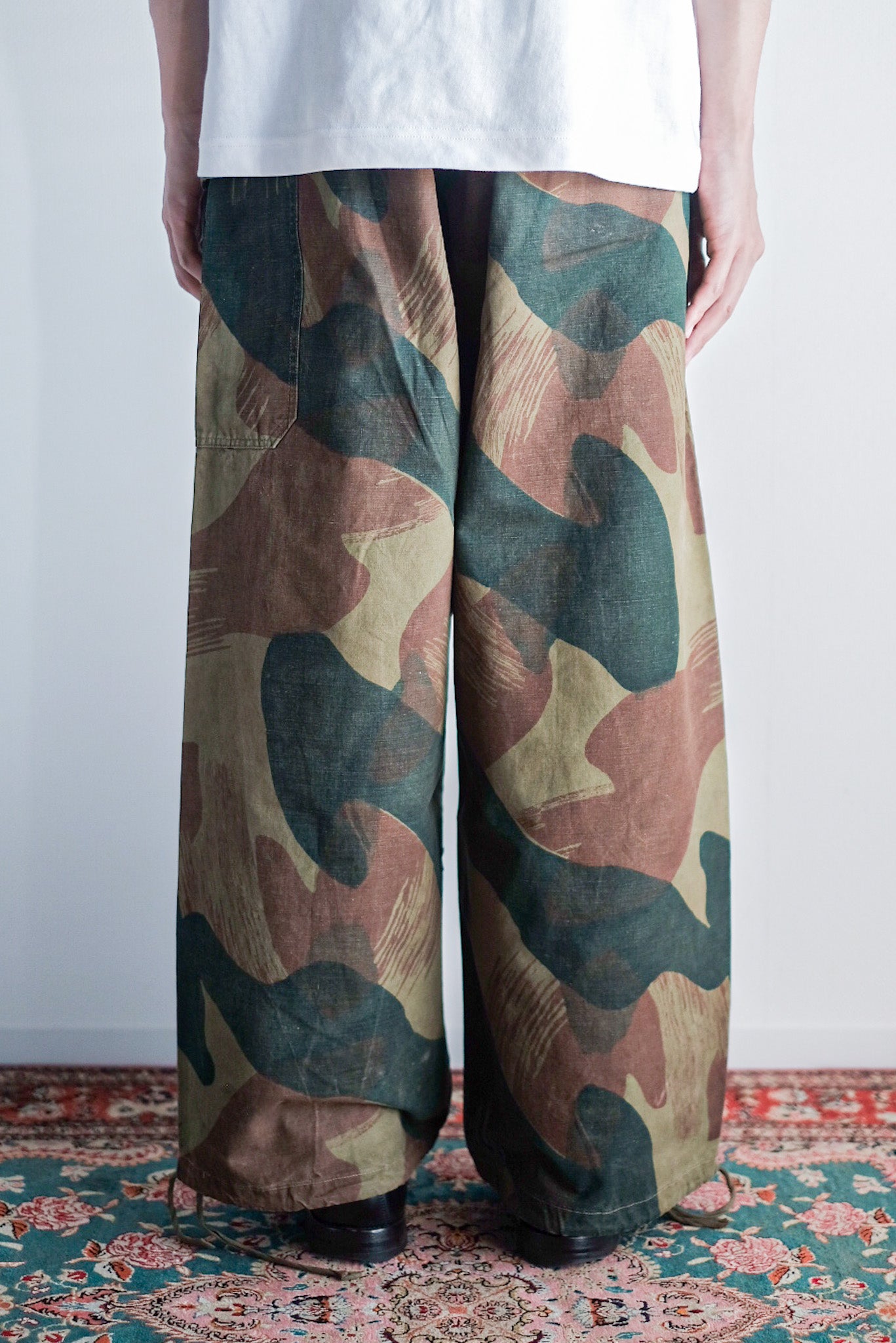 ［~50's］Belgium Army Brushstroke Camo Airborne Pant Size.7