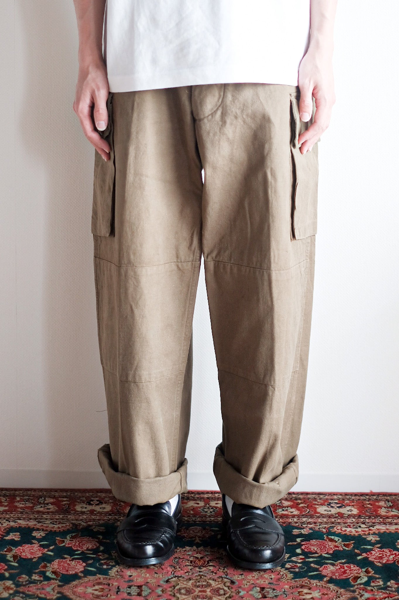 ［~50's］French Army M47 Field Trousers Size.35 "Dead Stock"