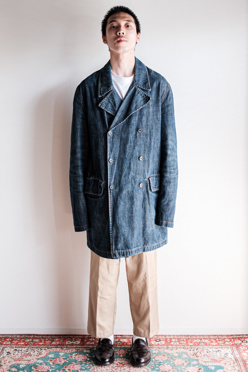 【~00’s】Old miu miu Double Breasted Denim Coat