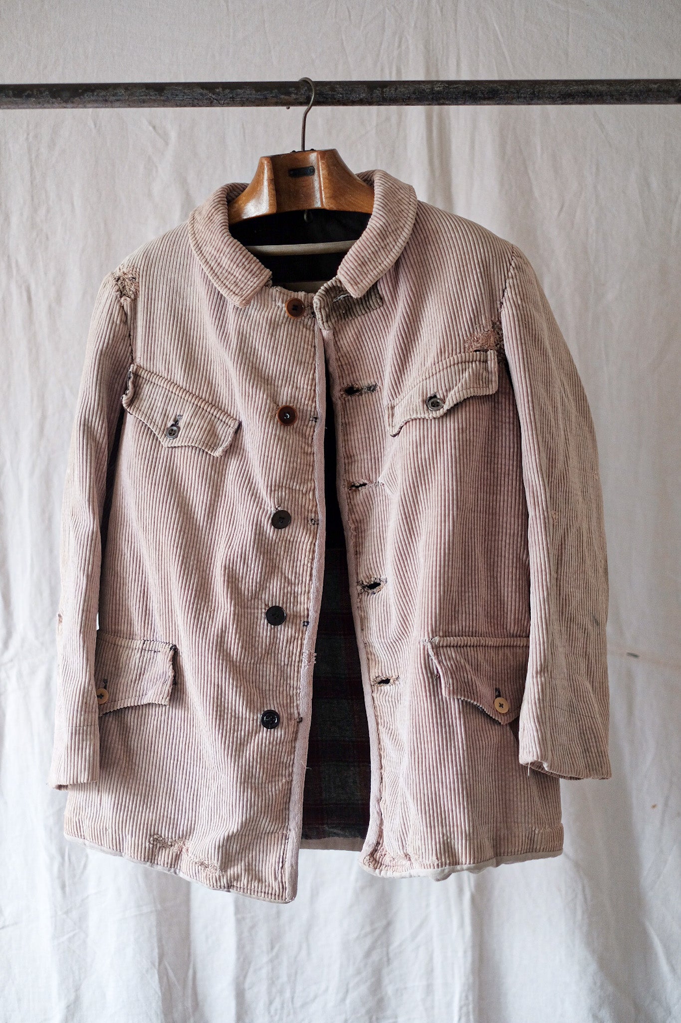 [~ 30's] French Vintage Corduroy Hunting Jacket
