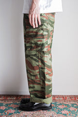 [~ 60's] กองทัพฝรั่งเศส M47 Lizard Camo Field Trousers ขนาด 76m