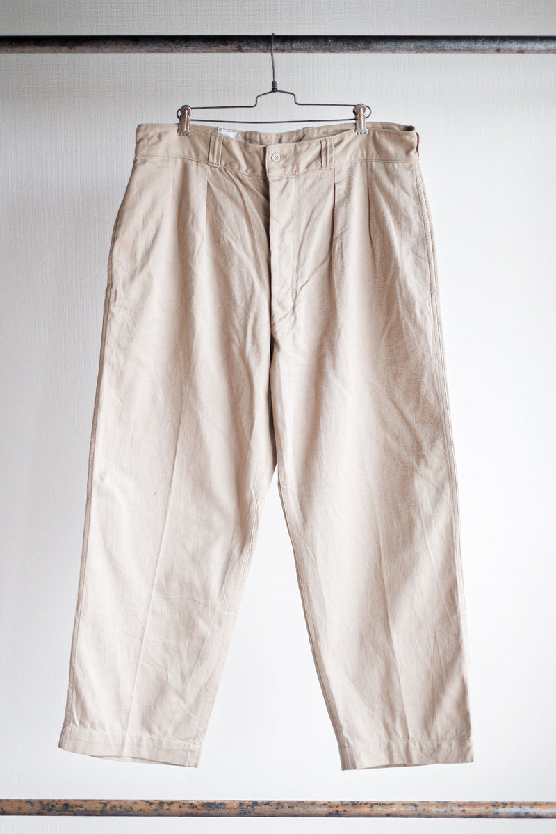 60's] French Army M52 CHINO TROUSERS SIZE.15 – VIEUX ET NOUVEAU