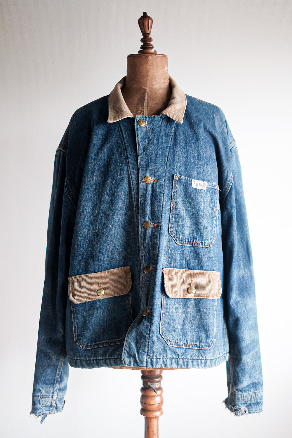 【~40's】American Vintage Denim Coverall With Blanket "BIG SMITH"