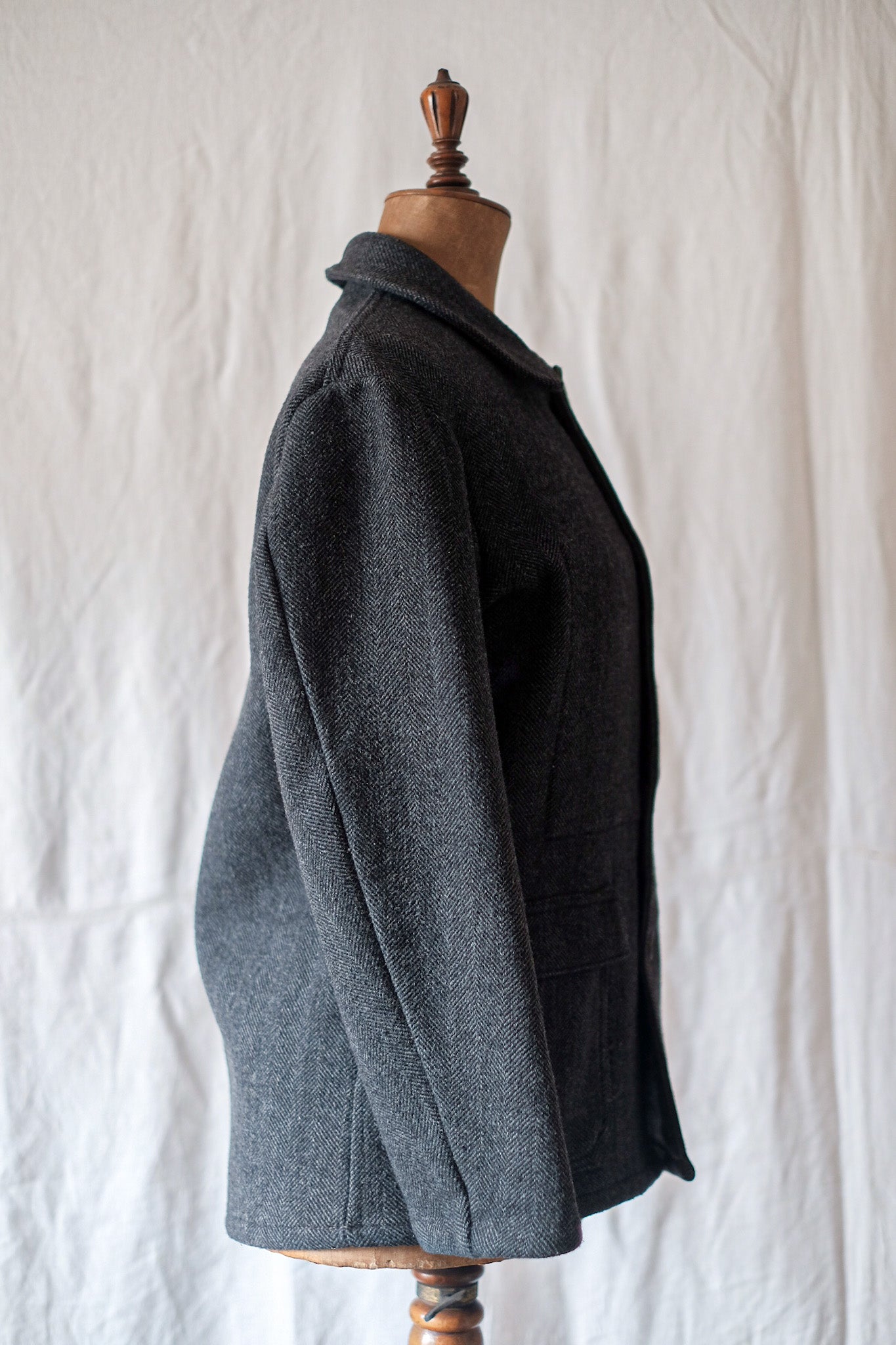 【~50's】French Vintage HBT Wool Work Jacket
