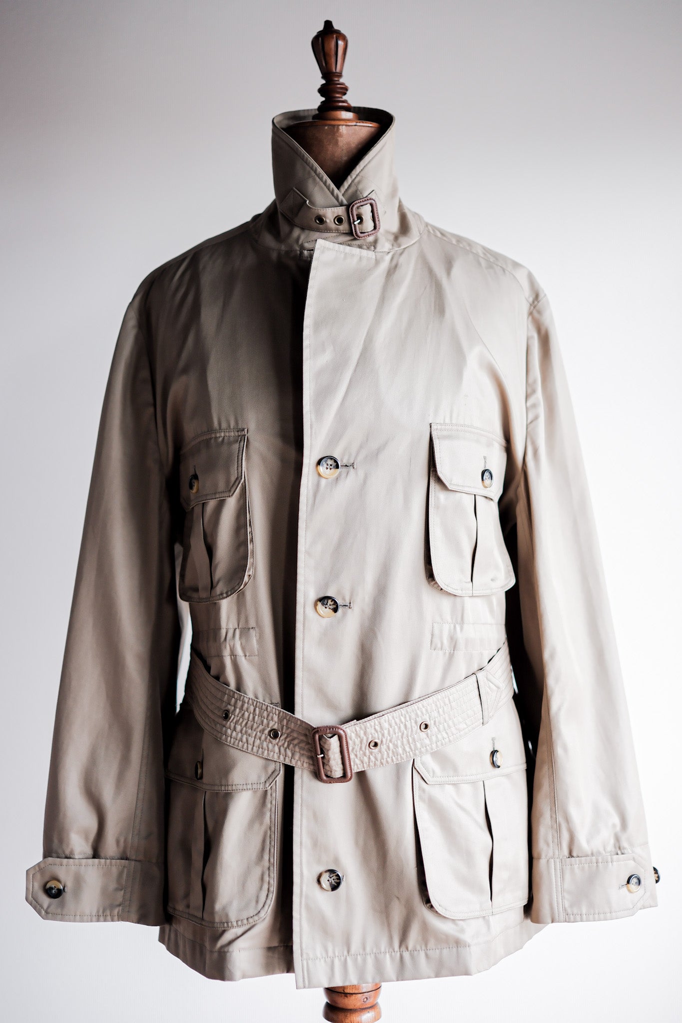 [~ 00 's] Grenfell Safari 스타일 재킷과 China Strap