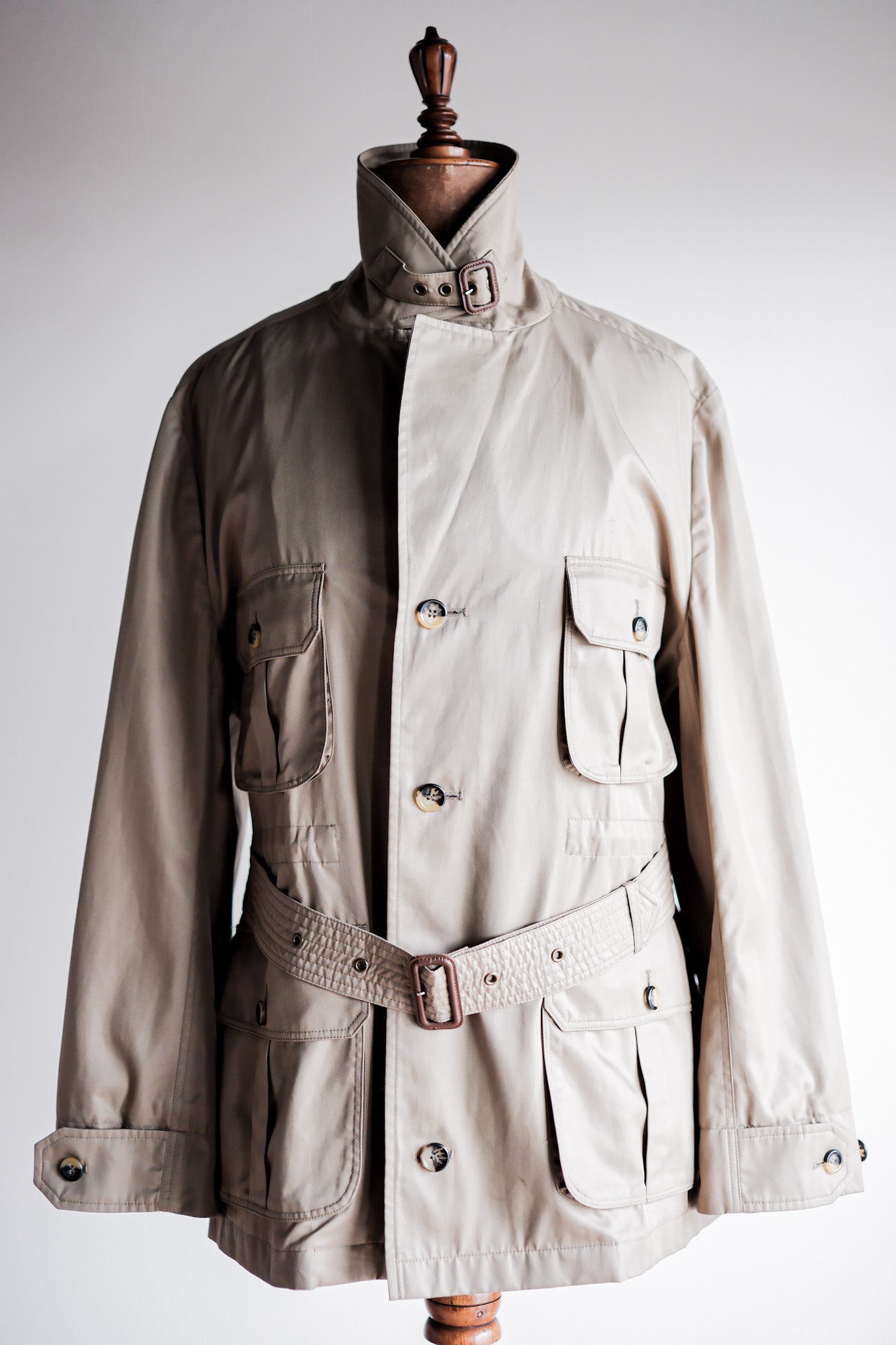 ［~00’s］Grenfell Safari Style Jacket With Chin Strap