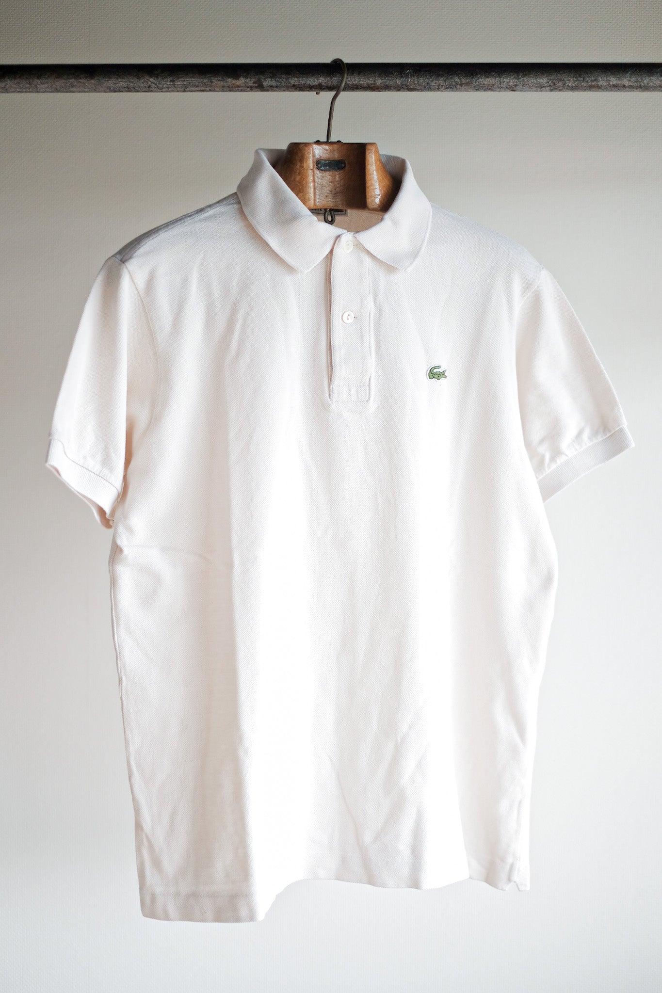 ［~80's］CHEMISE LACOSTE S/S Polo Shirt Size.4 "Ecru"