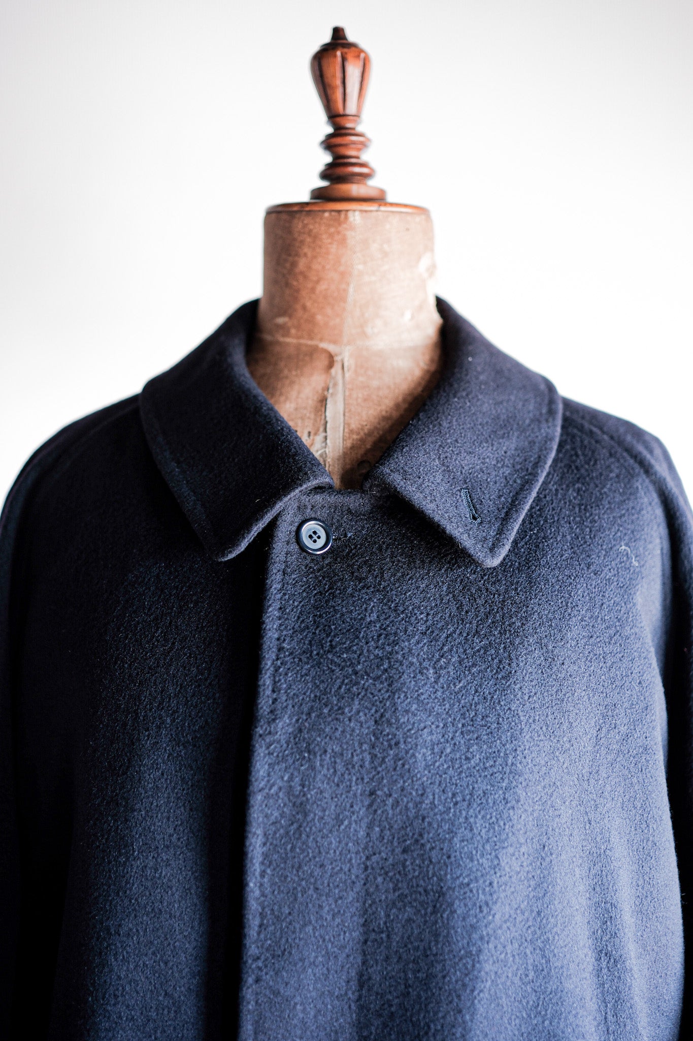 ［~90's］Vintage Burberry's Single Raglan Balmacaan Coat Size.60RX "PURE CASHMERE"