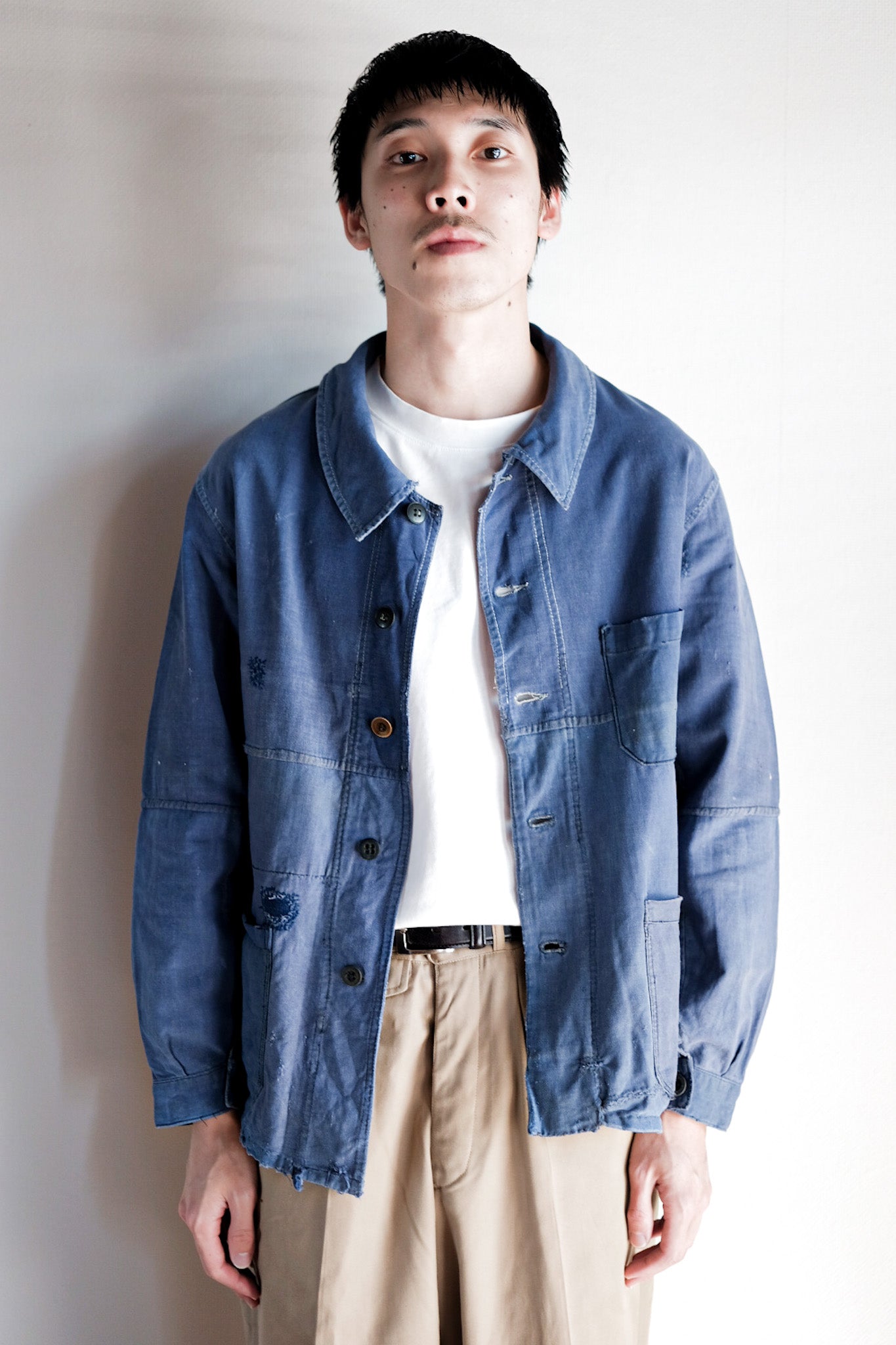 レーヨン【vintage】French work metis jacket