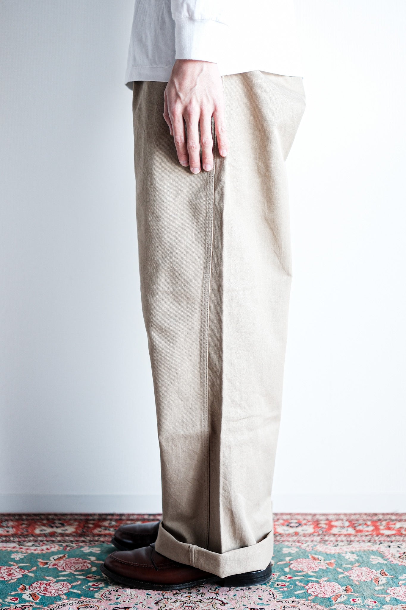 ［~60's］French Army M52 Chino Trousers Size.35
