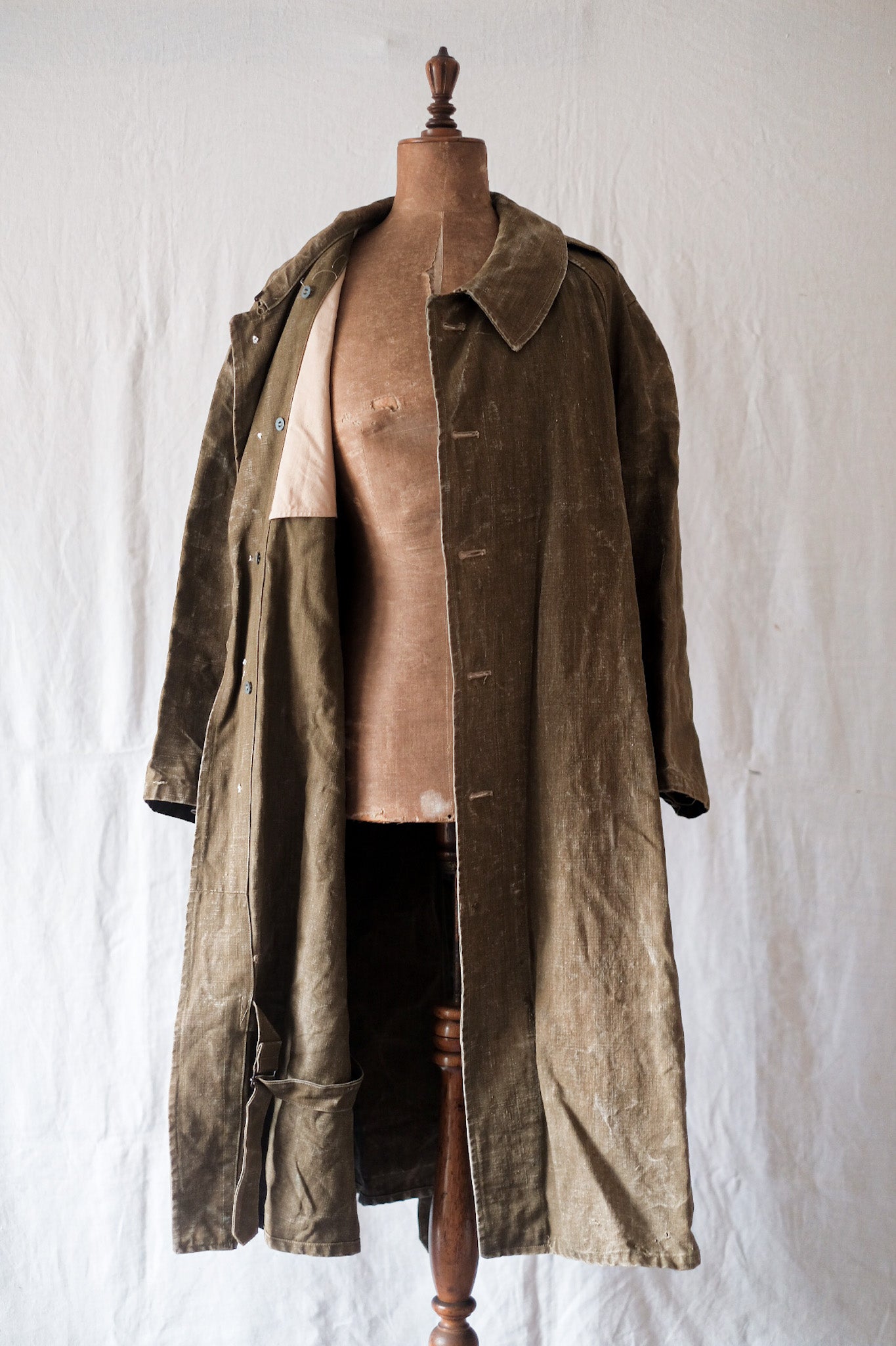 30's] French Army M35 Motorcycle Coat 