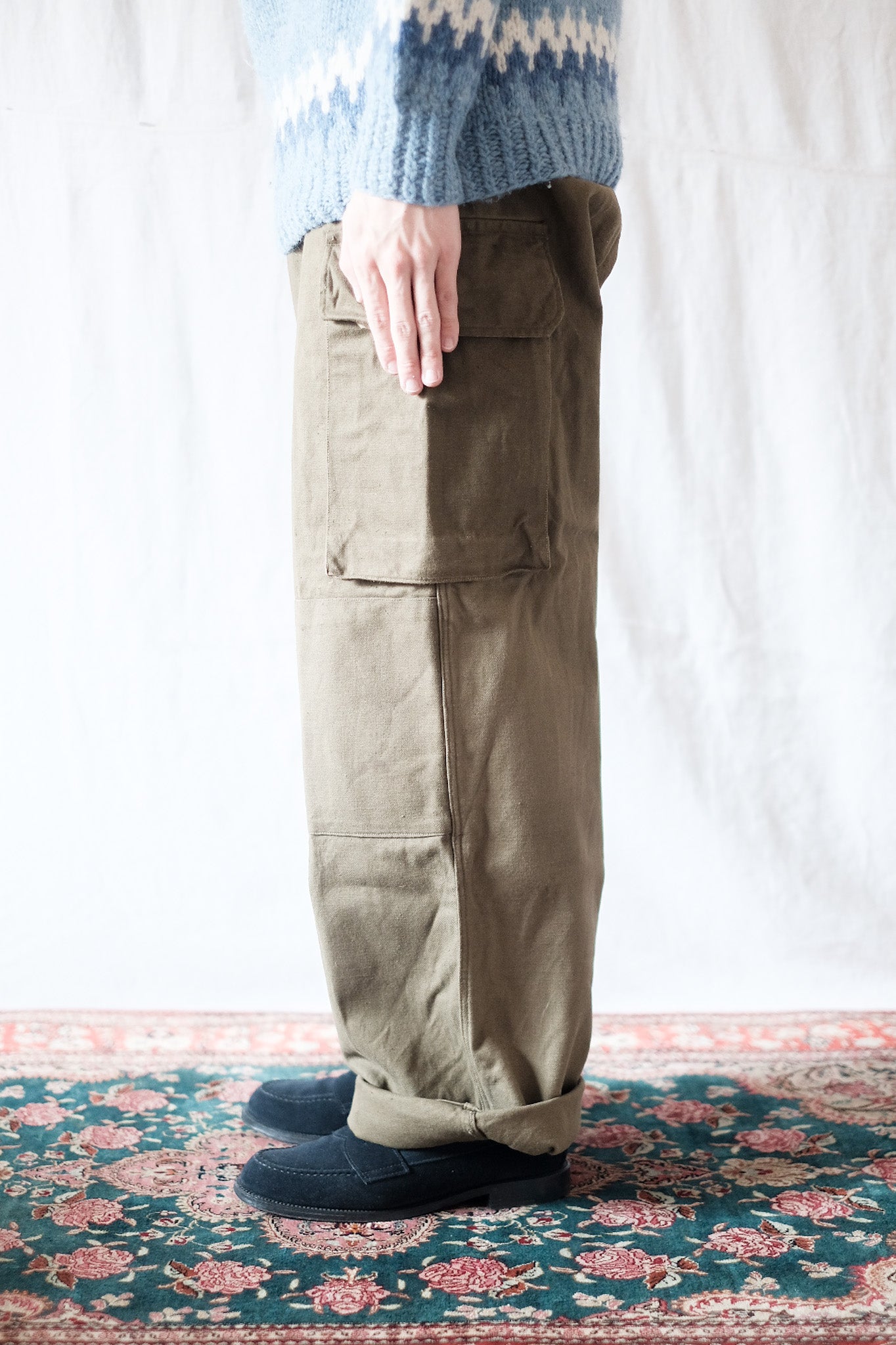 41 Khaki type Trousers ⁡ ⁡ ⁡ ⁡ ⁡ #drybones #ドライボーンズ #1950s #1950sfashion  #1950sstyle #50s #50sfashion | Instagram