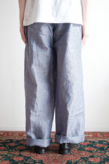 [~ 50's] กองทัพเรือฝรั่งเศส Ramie Linen Sailor Pant "Dead Stock"