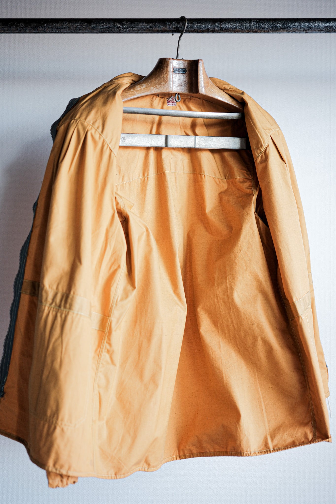 ［~40's］French Vintage Yellow Cotton Jacket "Dead Stock"