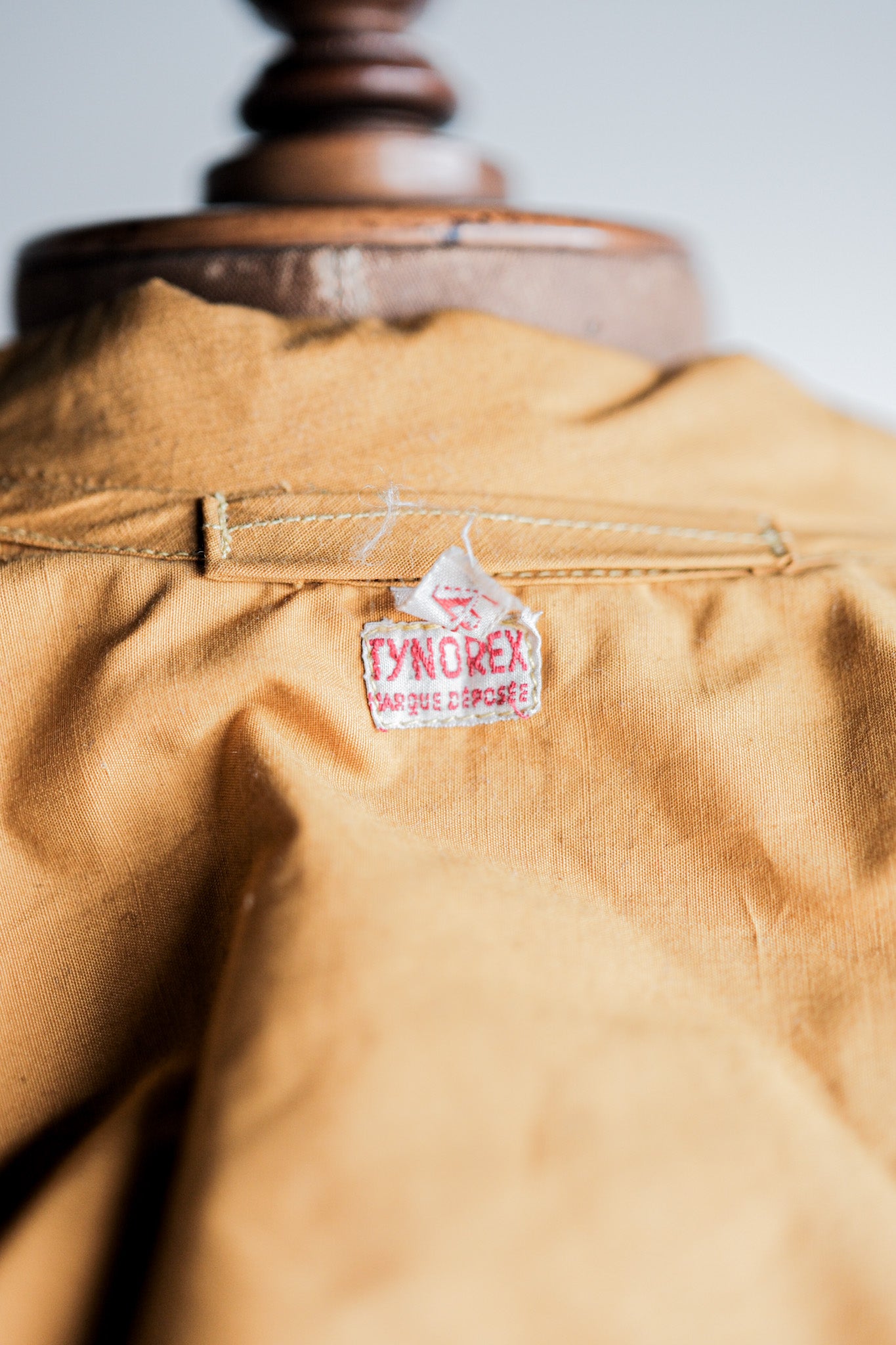 ［~40's］French Vintage Yellow Cotton Jacket "Dead Stock"