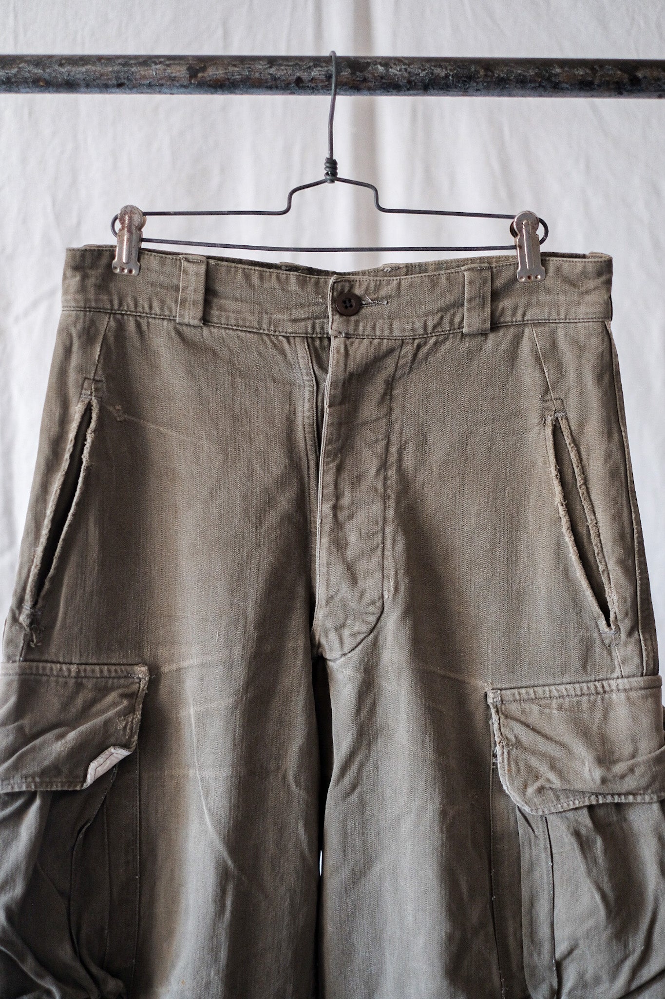 【~60's】French Army M47 Field Trousers Size.21