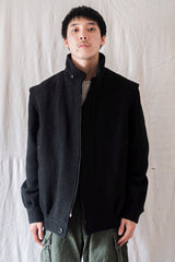 [~ 80's] ผ้าขนสัตว์วินเทจฝรั่งเศส blouson