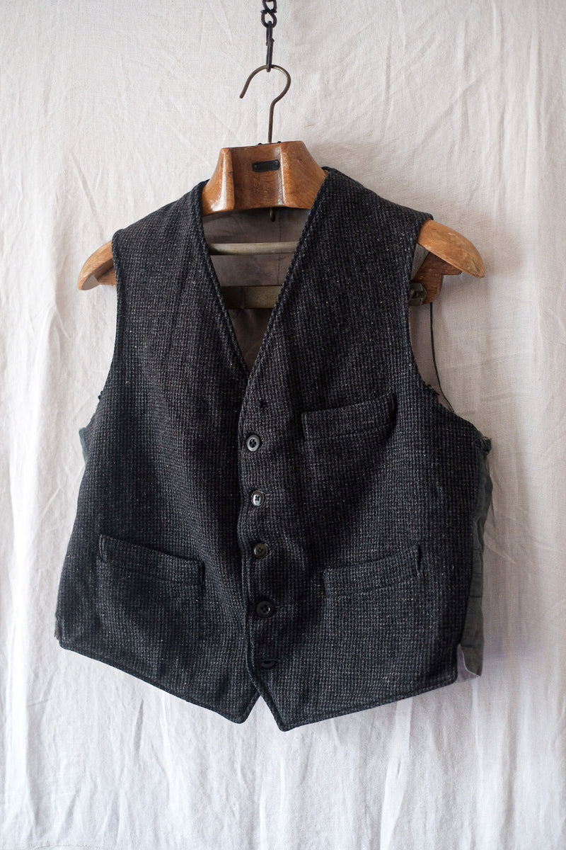 【~50's】French Vintage Wool Gilet
