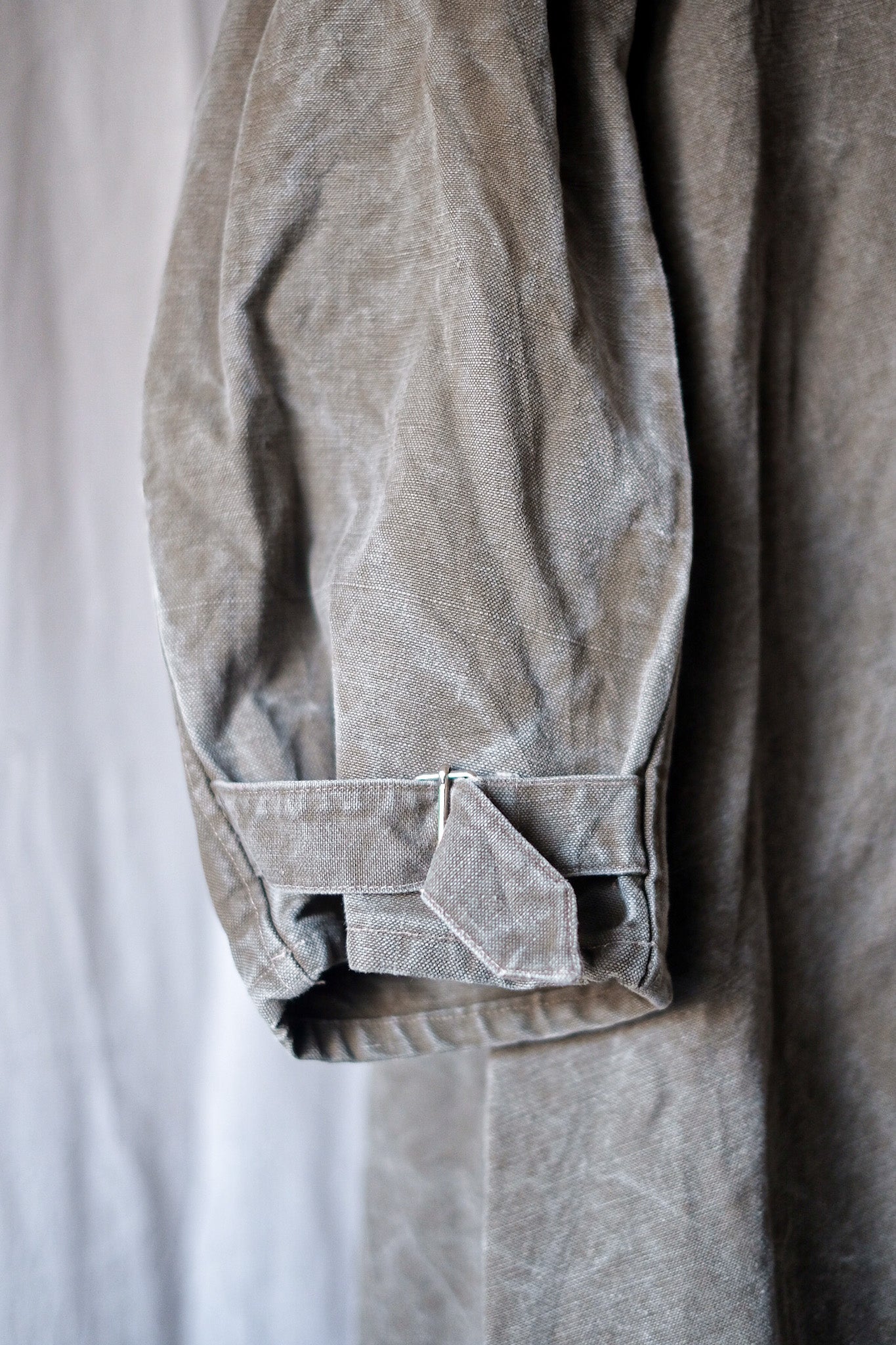 【~50's】French Army M35 Motorcycle Coat "Cotton Linen Type"