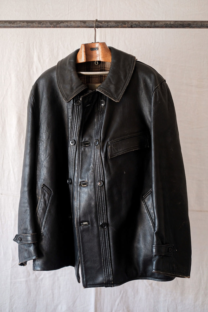 [~ 60's] แจ็คเก็ตงานหนัง le Corbusier Vintage French Vintage