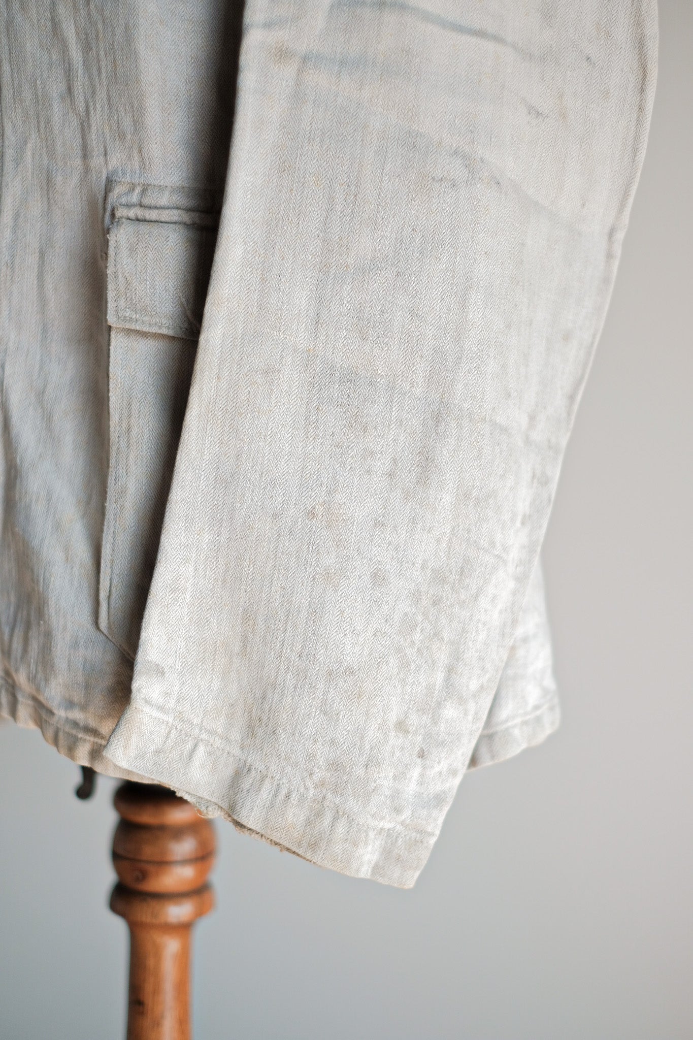 ［~30's］WW2 German Army Drillich HBT Linen Jacket