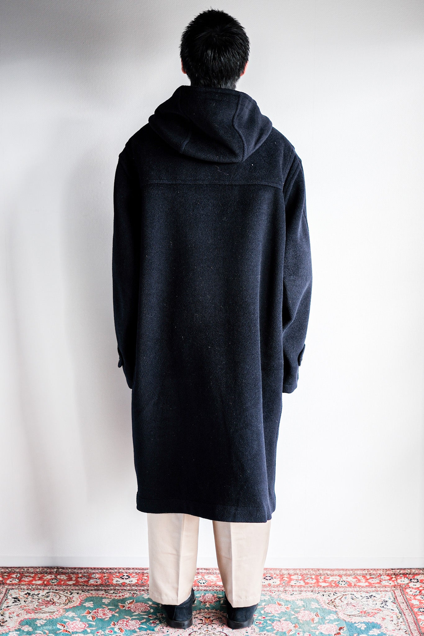 [〜80年代]復古grenfell羊毛行李外套的尺寸。44“ Moorbrook”