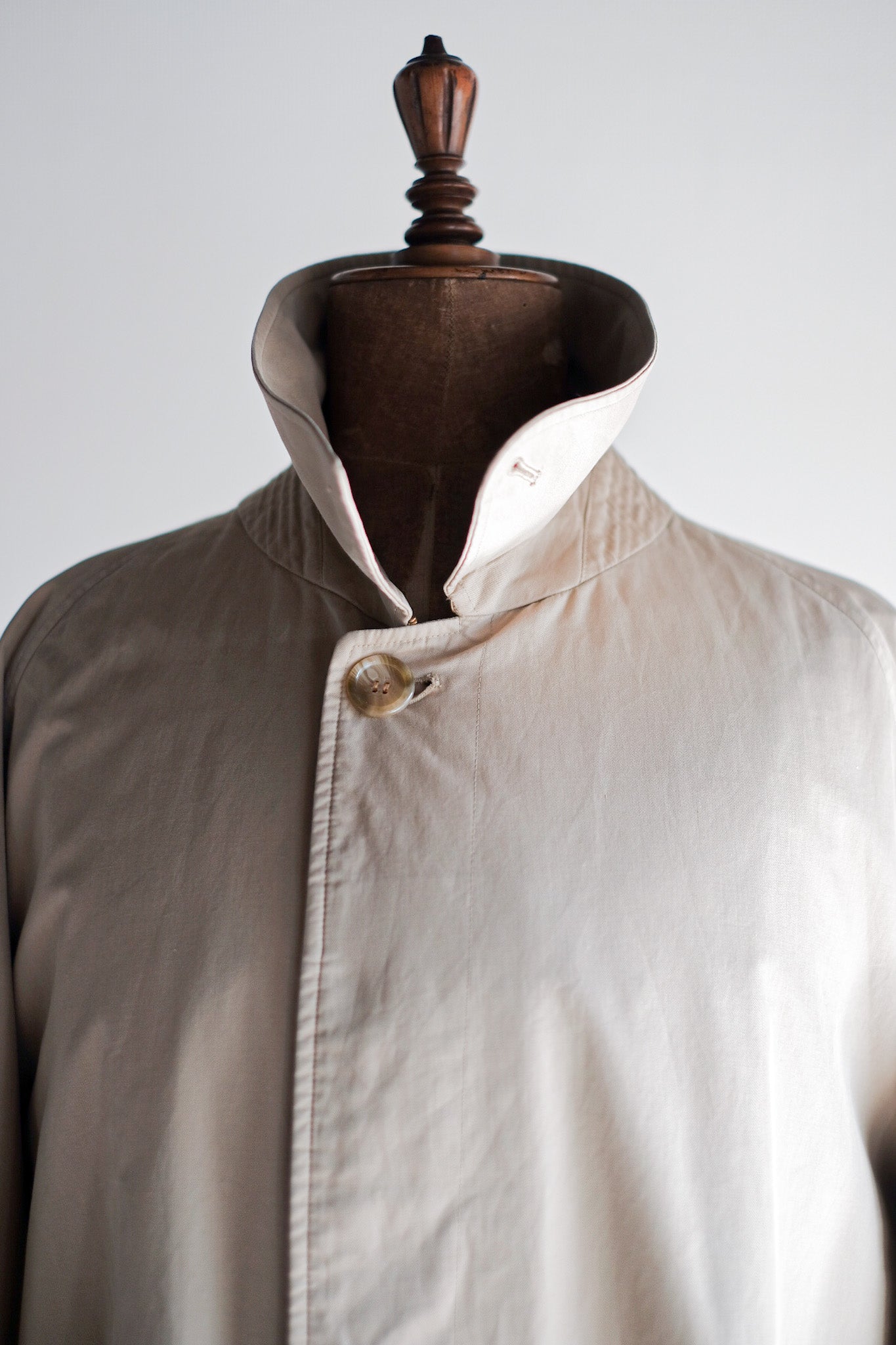 ［~70's］Vintage Burberry Single Raglan Balmacaan Coat C100