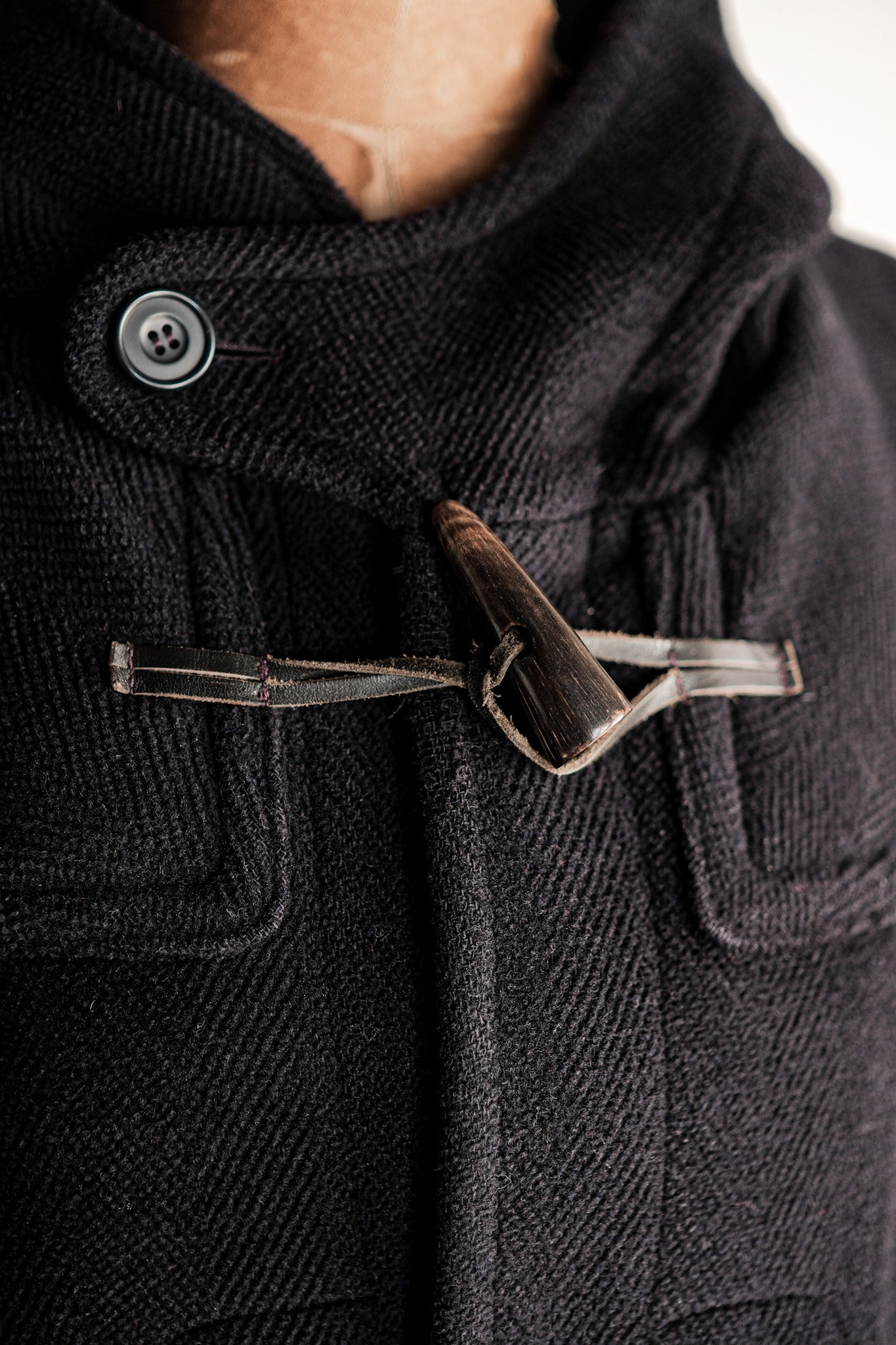 ［~90's］Old INVERTERE Wool Duffle Coat Size.42 "Moorbrook"