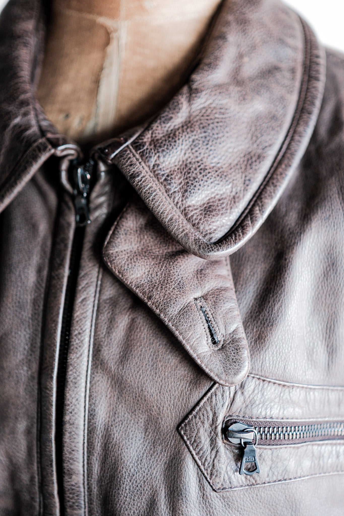 ［~90's］Old SERAPHIN Leather Jacket Size.52