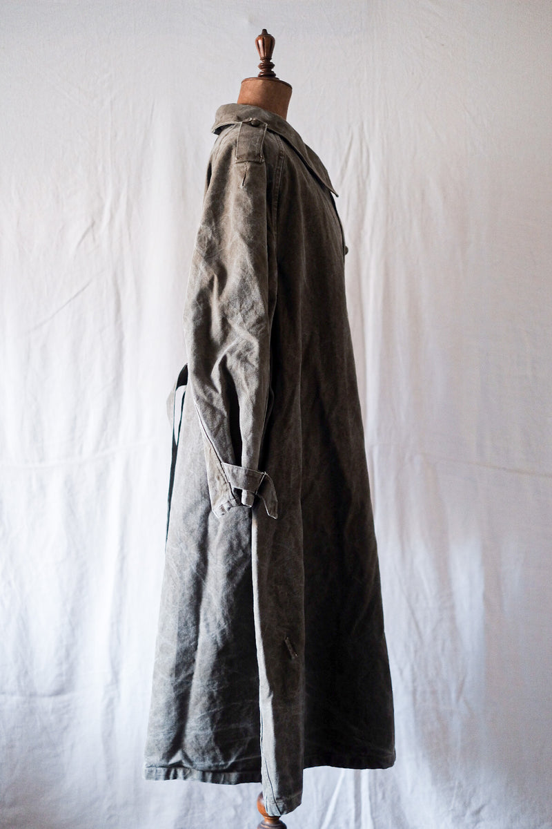 [~ 50's] กองทัพฝรั่งเศส M35 เสื้อมอเตอร์ไซค์ "ผ้าลินินฝ้าย"