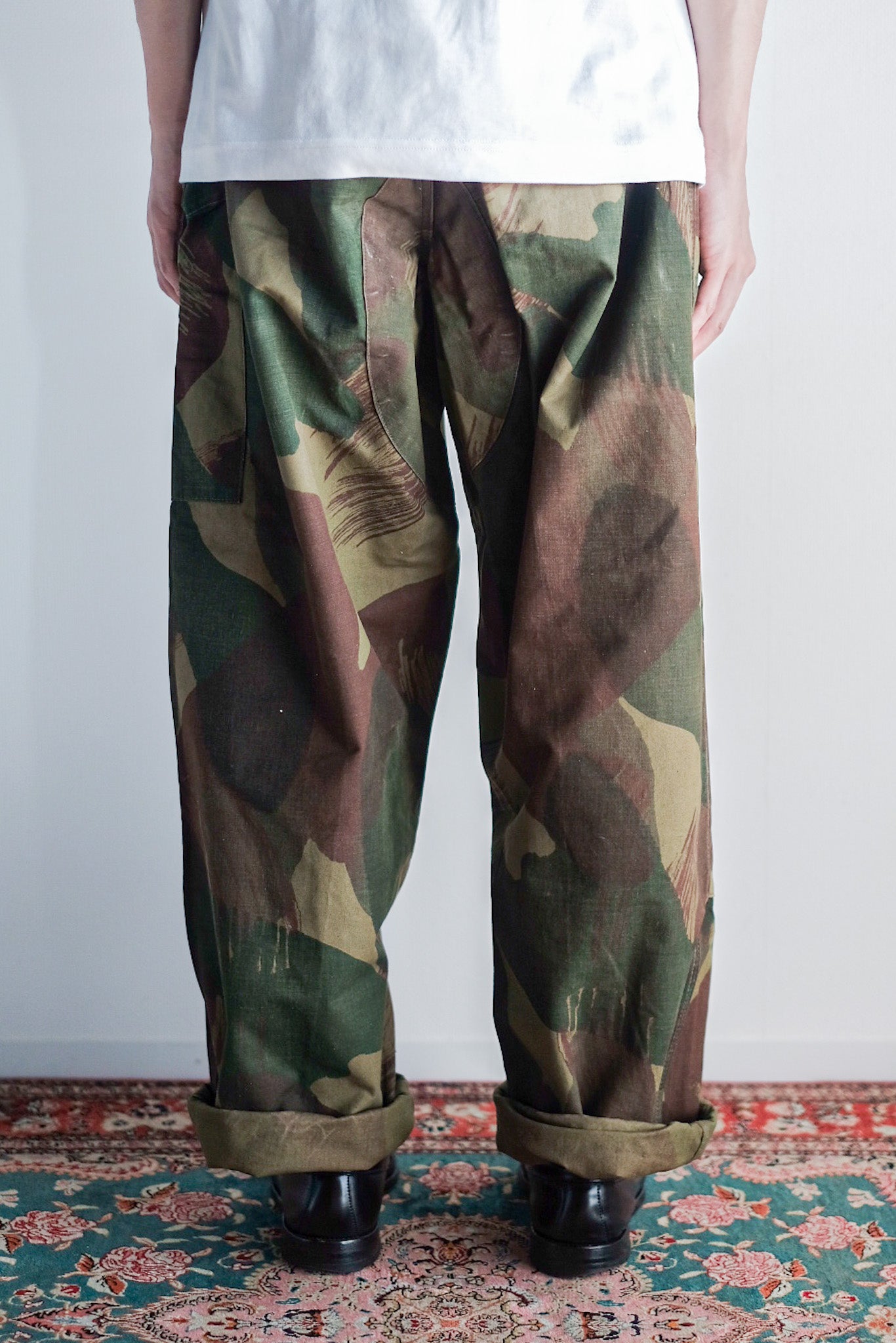 ［~50's］Belgium Army Brushstroke Camo Airborne Pant Size.3