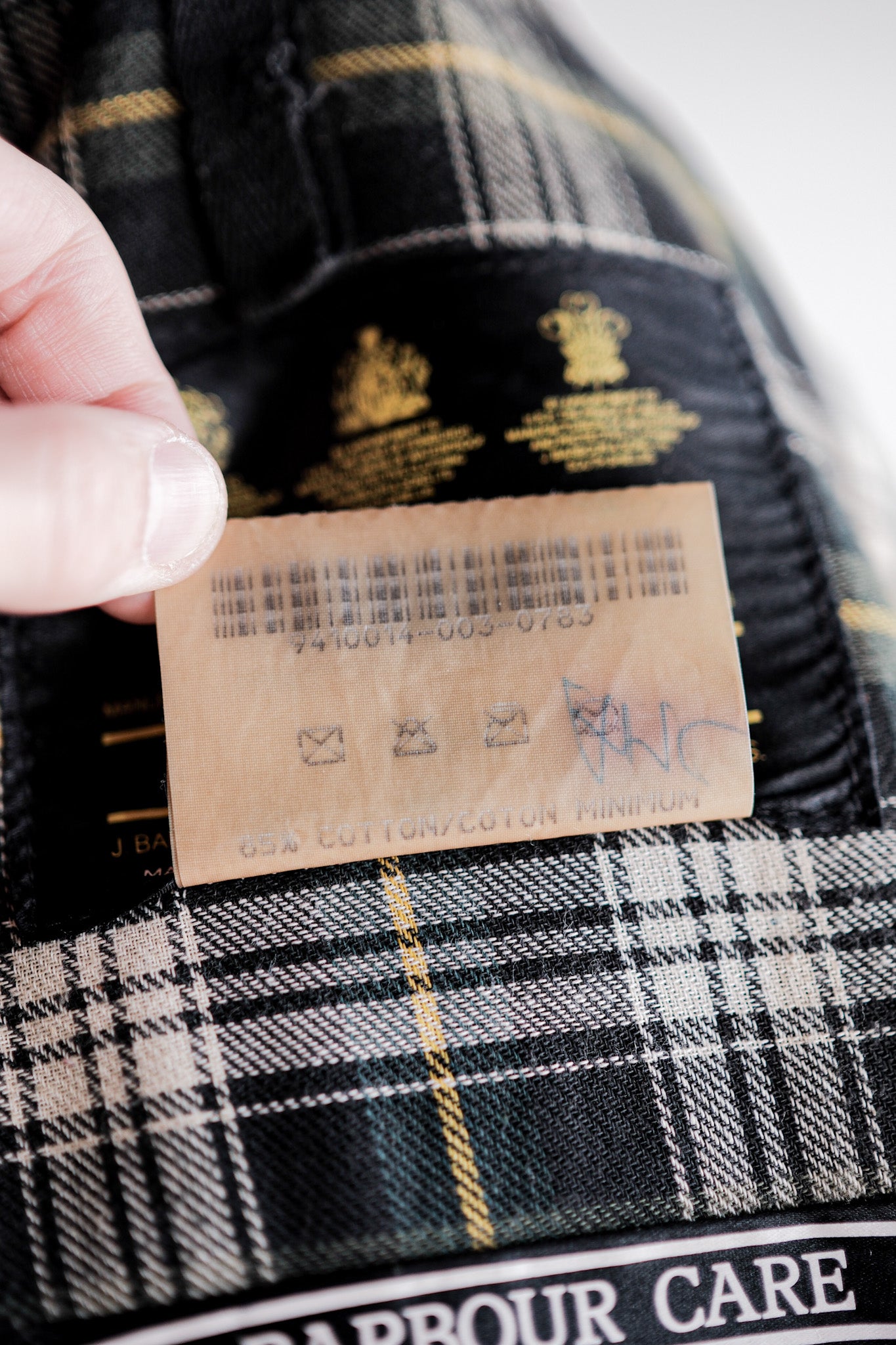 ［~90's］Vintage Barbour "SPEY JACKET" 3 Crest Size.LARGE