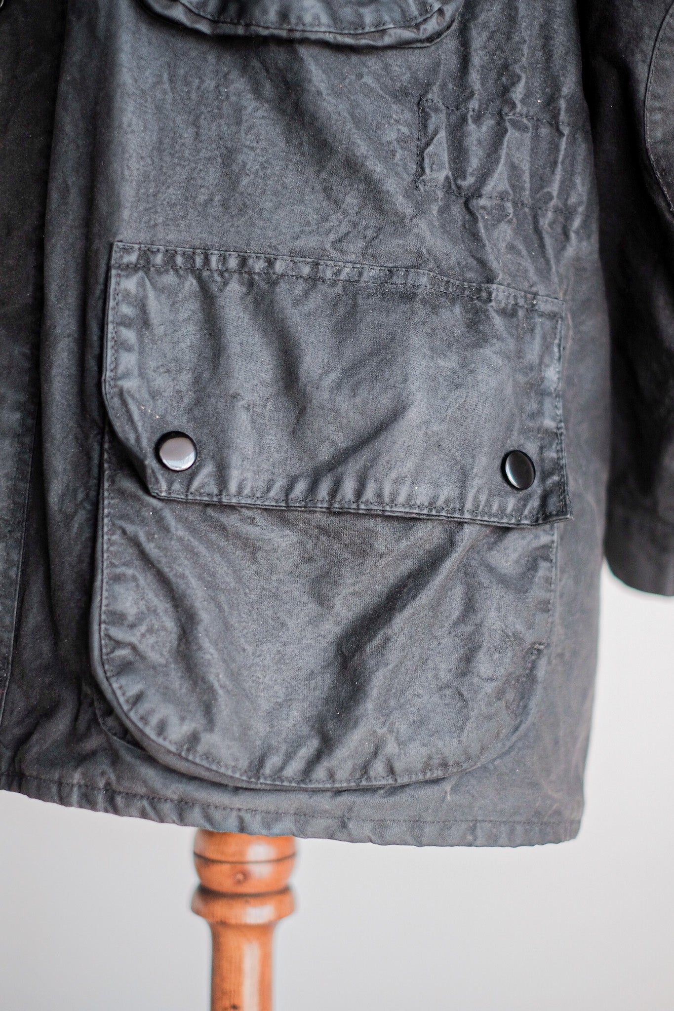 【~70's】Vintage Barbour Waxed Jacket "Unknown Model" 1 Crest