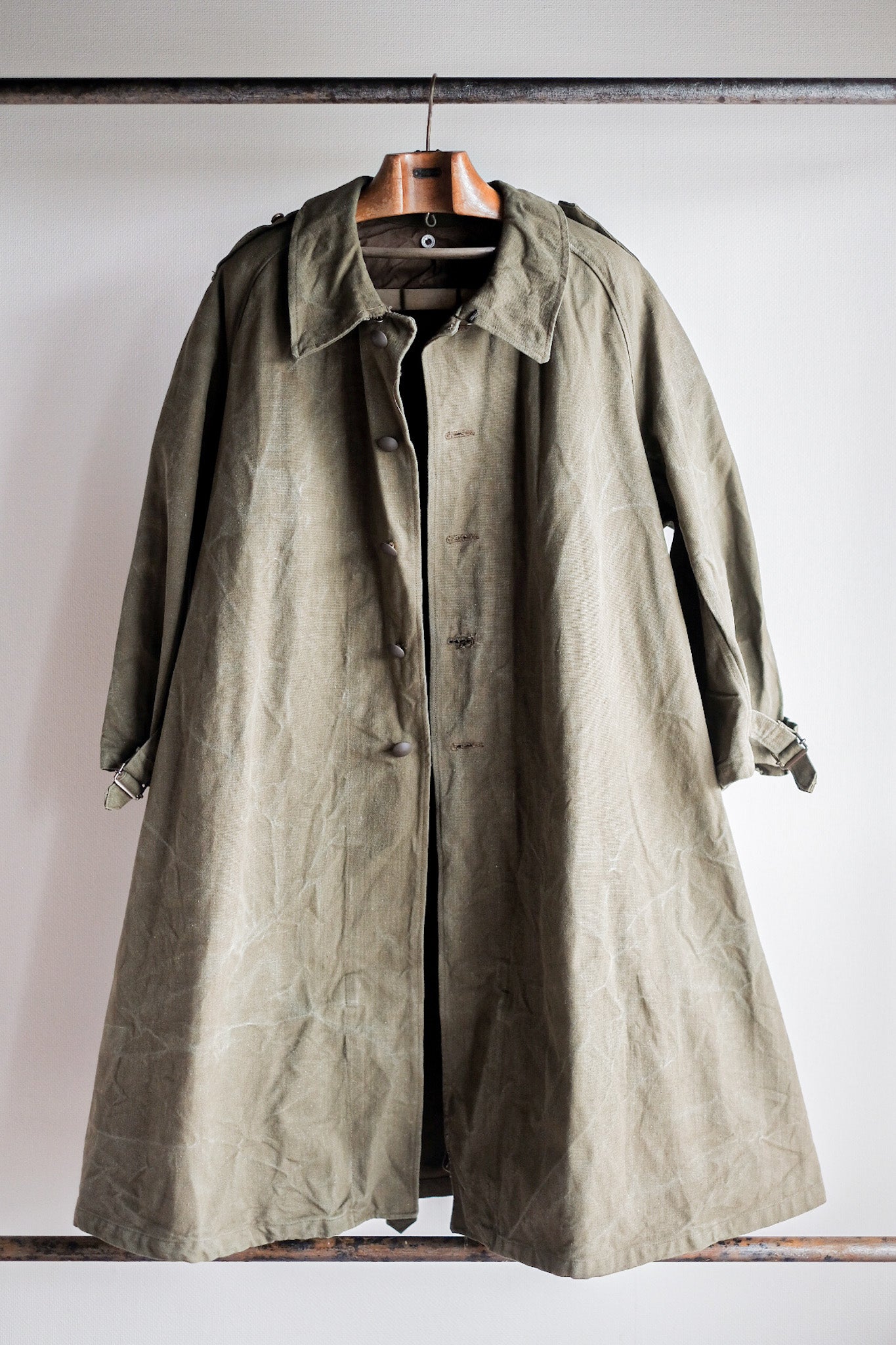 [~ 50's] Taille du manteau de moto M35 de l'armée française.2 "Stock mort"