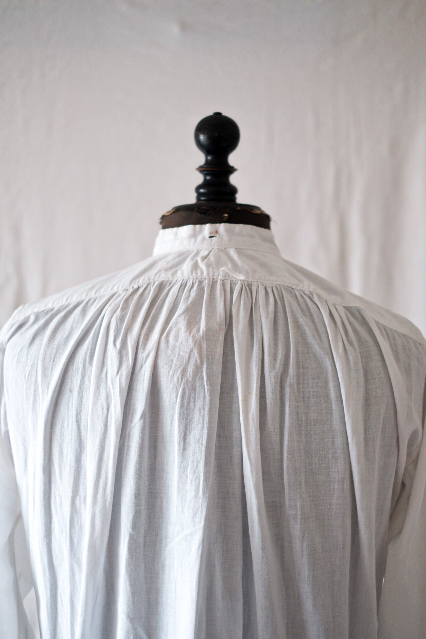 【Early 20th C】French Antique Dress Shirt