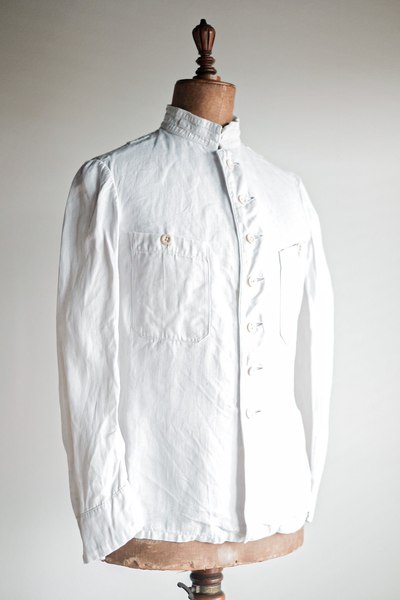 [~ 20's] French Army Cotton Linen Colonial Jacket