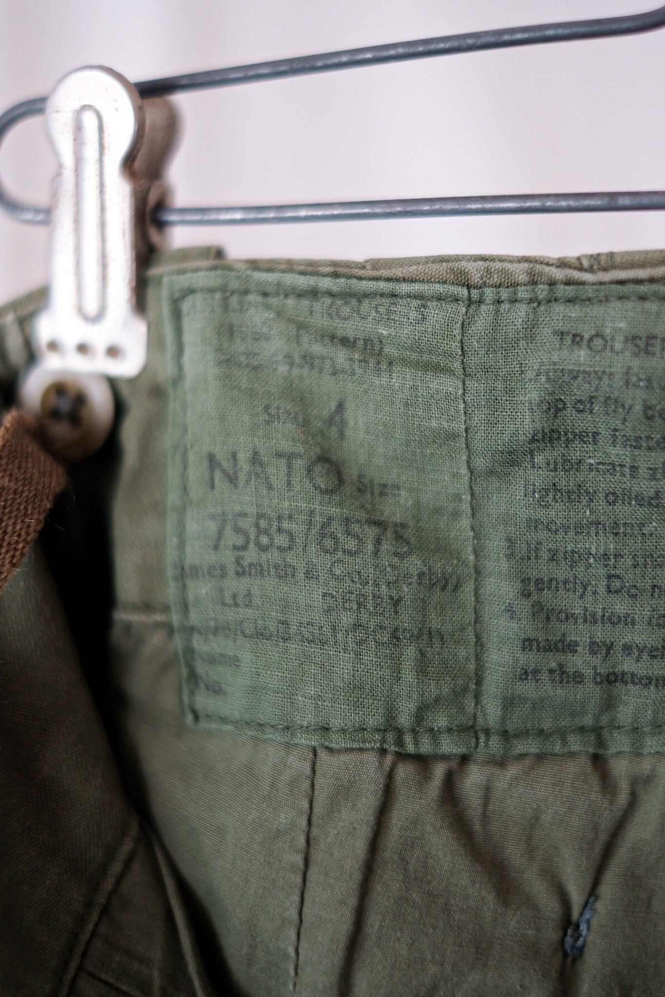 60's】British Army 1960 Pattern Combat Trousers