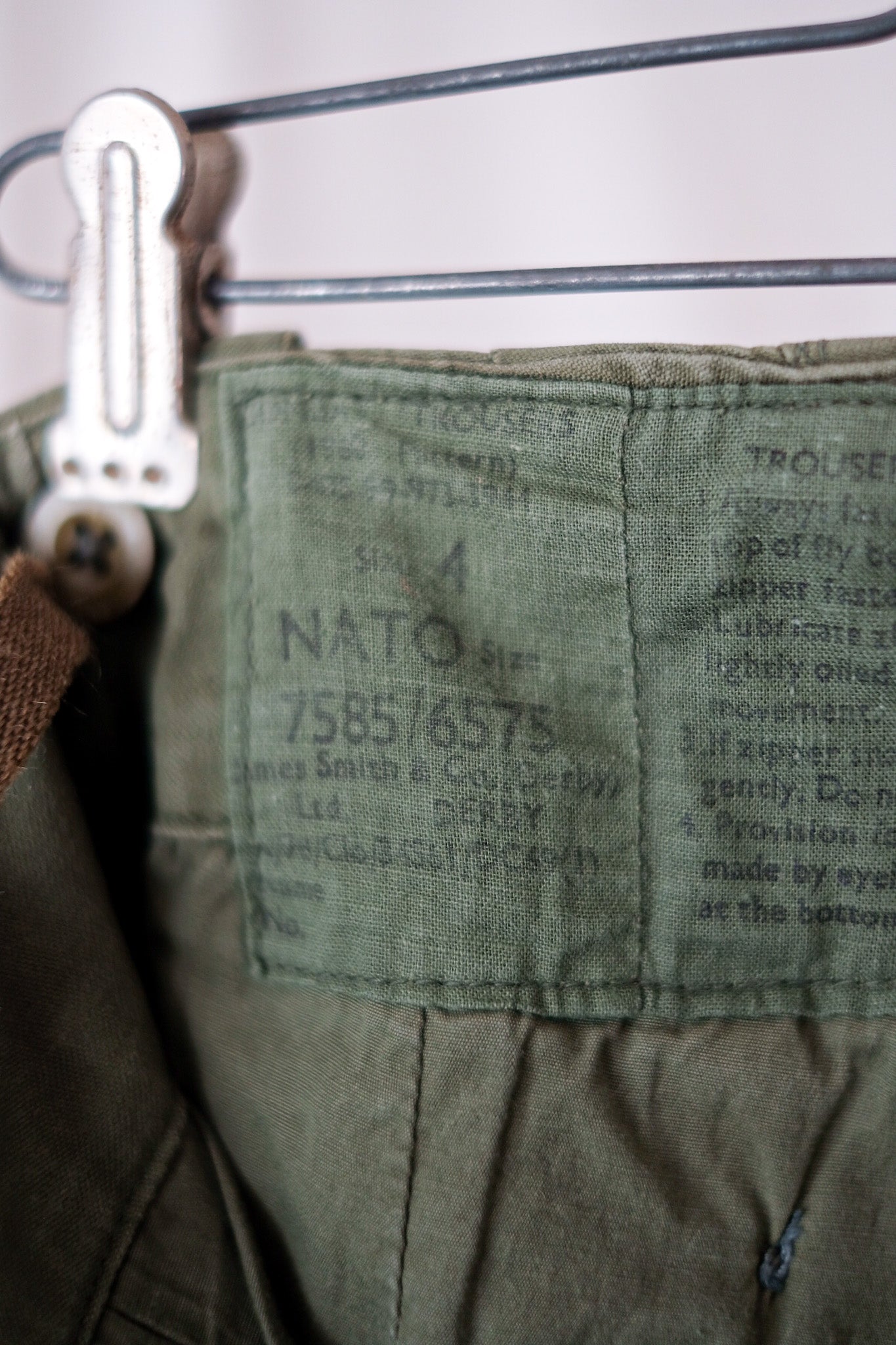 [〜60年代]英軍1960年的模式戰鬥長褲