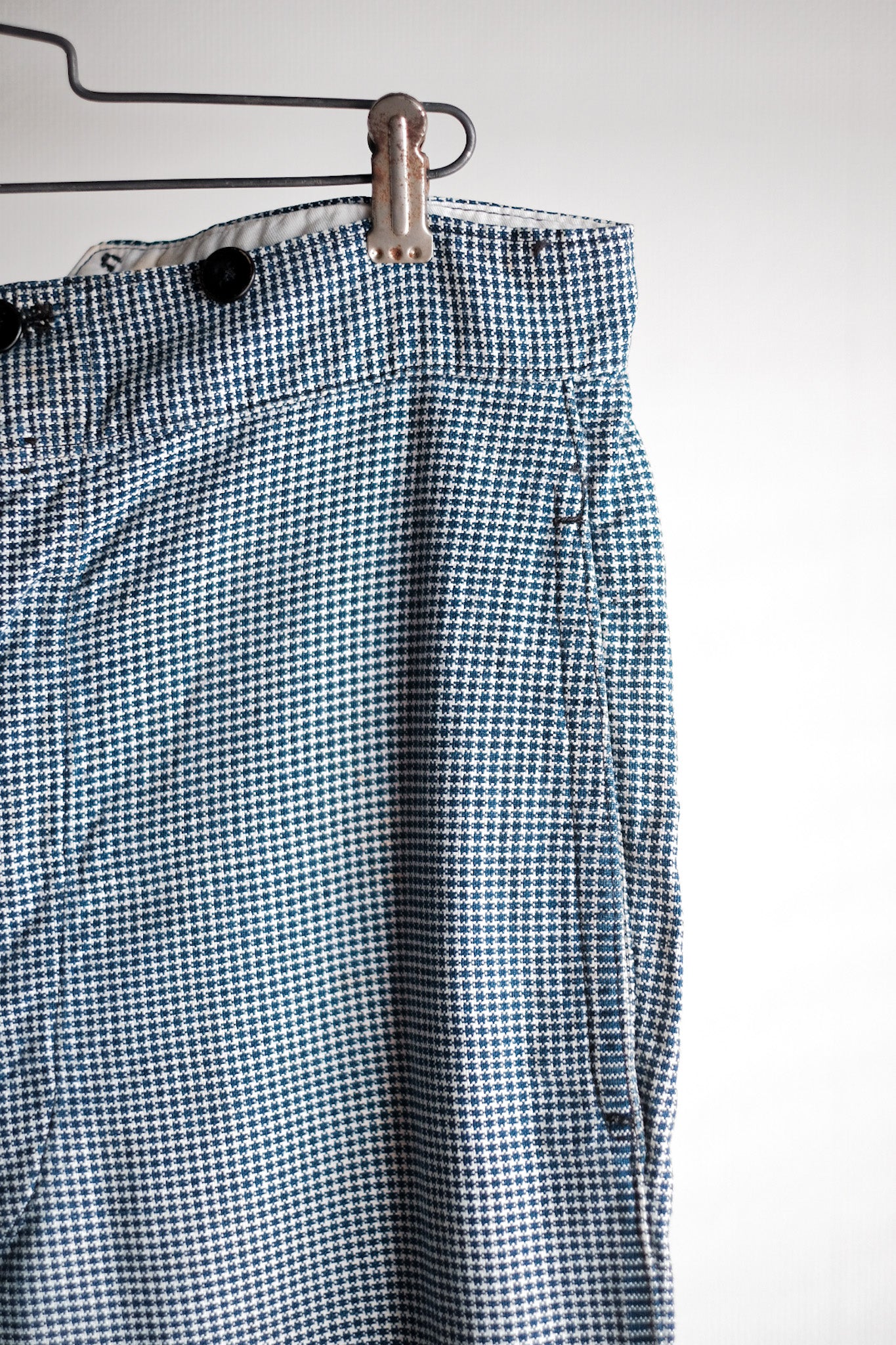 ［~30's］French Vintage Pin Check Work Pants