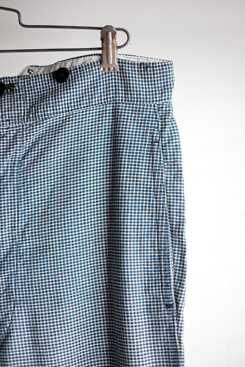 【~30's】French Vintage Pin Check Work Pants