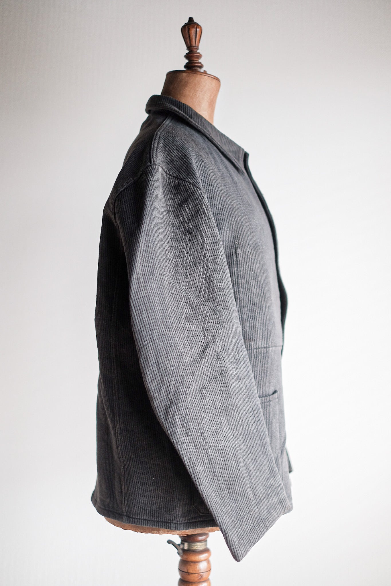 ［~50’s］French Vintage Gray Cotton Pique Work Jacket