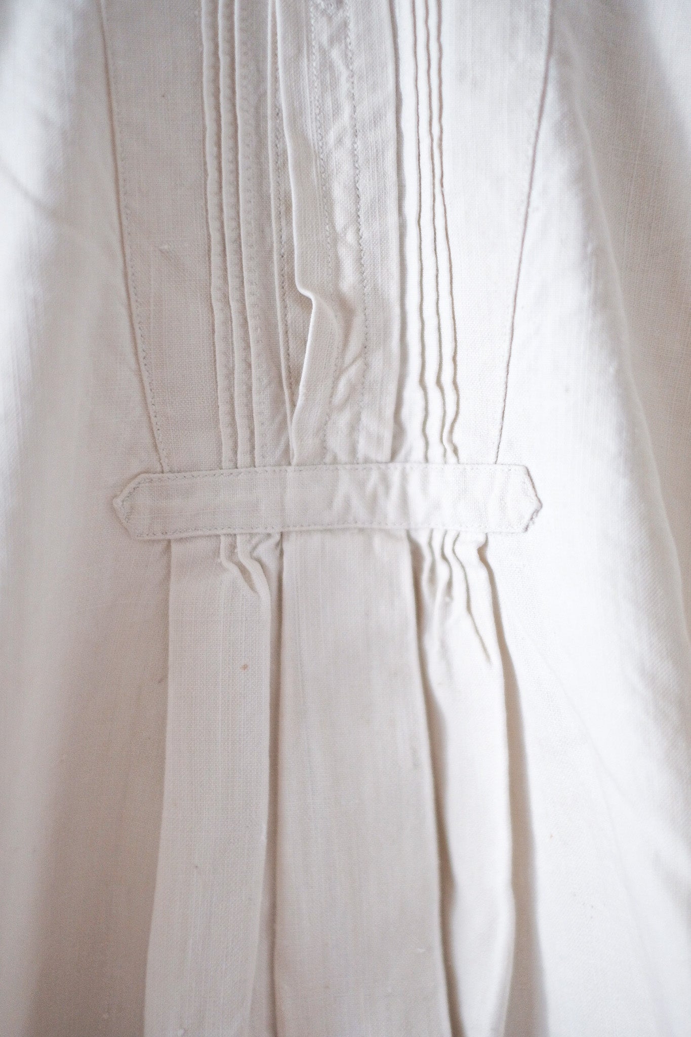[Early 20th C] French Antique Cotton Linen Shirt